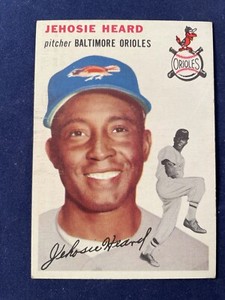1954 Topps #226 Jehosie Heard  RC Rookie Orioles