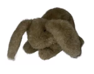 Folkmanis Lop Ear Bunny Rabbit Full Body Furry Folk Hand Puppet 10” Folktails - Picture 1 of 7