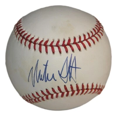 Mike Scott Autographed Official National League Baseball PSA/DNA Astros - Image 1 of 3