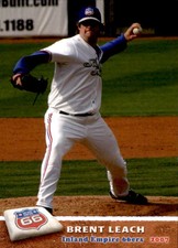 2007 Inland Empire 66ers Grandstand #20 Brent Leach Flowood Mississippi MS Card