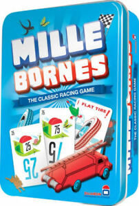 Asmodee Mille Bornes Classic French Racing Card Game Brand New Sealed In Tin 