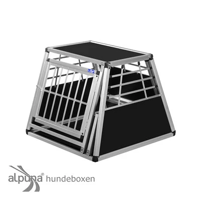 N25 Hundetransportbox Gitterbox Aluminium Transportbox Hundebox Alubox Autobox - Bild 1 von 4