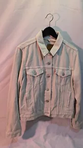 Levi Strauss & Co. Women’s White Jacket - Size L/G, Classic & Stylish Levi's Pre - Picture 1 of 16