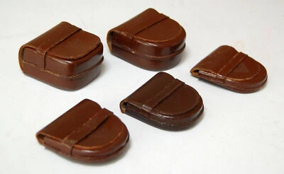 Cinco estuches de cuero Rollei vintage para filtros Bay III Foto 1 de 4