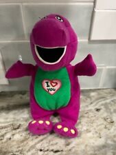 Barney The Singing Purple Dinosaur 10" Works Plush Stuffed Animal