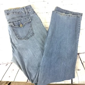 Sonoma women’s jeans size 14 cotton blend boot cut 32 x 31 - Picture 1 of 10