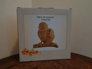 Eulen auf Ast Figuren Resin aus Cracker Barrel ~ Neu im Karton - Bild 1 von 7