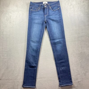 Paige Skyline Skinny Jeans Damen Gr. 27 Dark Wash Stretch Blau Denim Hose - Bild 1 von 11
