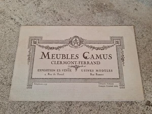 CATALOGUE LUXE MEUBLES CAMUS CLERMONT- FERRAND - Picture 1 of 4
