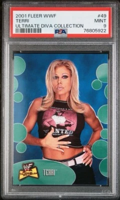 2001 Fleer WWF Ultimate Diva Collection Terri #49 PSA 9 MINT POP 1 NONE HIGHER - Image 1 of 3