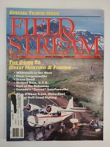 Field & Stream Magazine January 1989 Hunting Fishing Guide Texas Quail Whitetail - Imagen 1 de 9