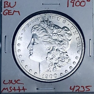 1900 O BU GEM MORGAN SILVER DOLLAR UNC MS+++ U.S. MINT RARE COIN 4235 - Picture 1 of 3