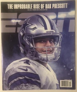 DAK PRESCOTT ESPN MAGAZINE 2016 DALLAS COWBOYS NO MAILING LABEL NICE!! - Picture 1 of 7