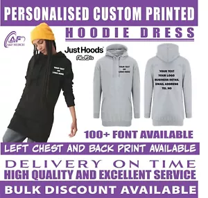 Estampado Personalizado Sólo Capucha Awdis Mujer Texto Logo Sudadera JH015 - Imagen 1 de 7