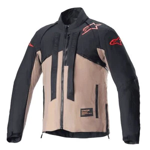 Chaqueta Alpinestars 2025 Techdura Negra Halcón Marrón Aventura Enduro Off Road - Imagen 1 de 5