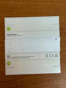 For Apple iPhone 16 15 14 13 Open Box Package Seal With UV CODE Sticker Lot - Picture 1 of 19