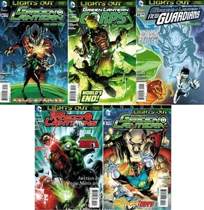 Green Lantern #24 LIGHTS OUT Set pt 1 2 3 4 5 Corps Red Annual Guardians NEW 52 - Picture 1 of 1