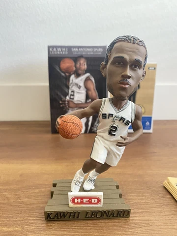 Kawhi Leonard San Antonio Spurs Collectible Bobblehead HEB Limited Edition SGA Cover