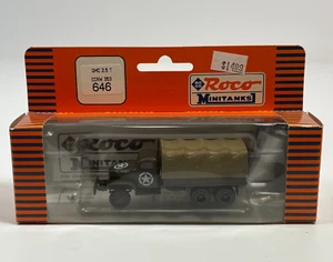 Roco Minitanks WWII US GMC 353 2,5 T 6x6 troupe camion cargo 6710 - Photo 1 sur 3