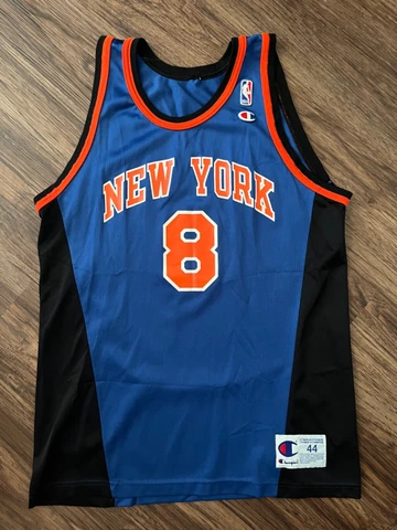 Vintage Champion Latrell Sprewell  New York Knicks Jersey size 44 Cover