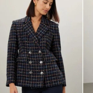 Veronica Beard Rumer Button Tweed blau dickey Jacke Damengröße 8 - Bild 1 von 14