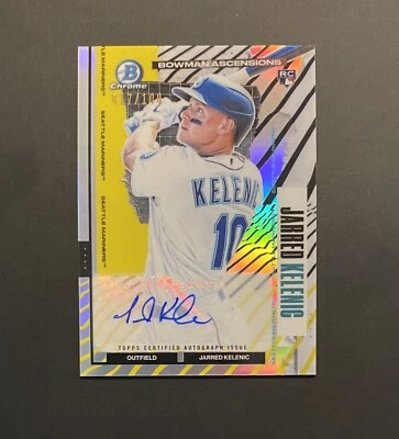2021 Jarred Kelenic Bowman Chrome Bowman Ascensions Rookie Auto /100 #BA-17 - Image 1 of 2