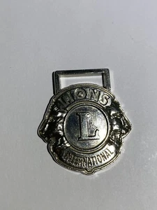 RARE OLD VINTAGE Lions International Metal Key Chain  - Bild 1 von 2