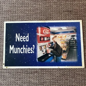 Coca-Cola Schild 1970 Vintage Original Coke Soda Kunststoff Convenience Store Schild - Bild 1 von 6