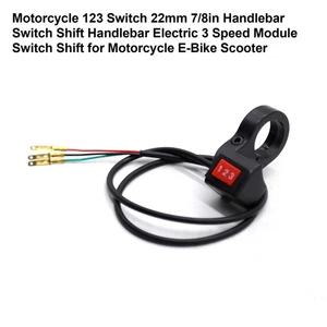 Motorcycle 123 Switch 22mm 7/8in Handlebar Switch Shift Handlebar Electric LJJS - Picture 1 of 7