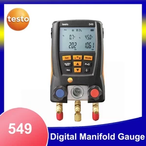 Testo Refrigeration 549 Digital Manifold HVAC Gauge System Kit Meter 0560 0550 - Picture 1 of 7