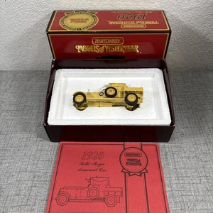 MATCHBOX MODELOS DE ANTAÑO 1920 ROLLS-ROYCE COCHE BLINDADO EDICIÓN ESPECIAL - Imagen 1 de 7