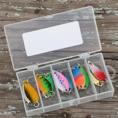 Forellen Trout Spoon Set 2,5g / 3,5g / 5g, 10er Set inklusive Box - Bild 1 von 2