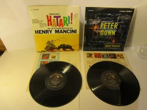 HATARI Soundtrack Henry Mancini vinyl record LSP-2559 1962  + GUNN MANCINI  D38 - Imagen 1 de 1