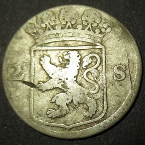 Certificate Authenticity 1753 Dutch Colonial New York Silver Lion Dime Hollandia - Picture 1 of 24