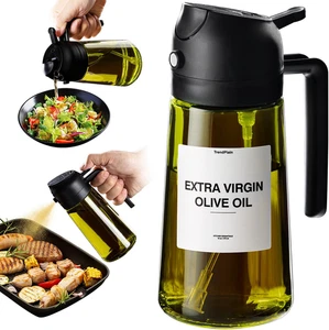 - Bottiglia dispenser olio d'oliva originale 16 oz/470 ml per gadget cucina e friggitrice ad aria - Foto 1 di 12