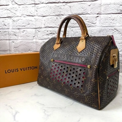 Louis Vuitton Monogram Perforated Speedy 30 Fuchsia Handbag M95180 - Image 1 of 4
