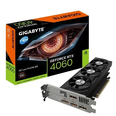 Gigabyte NVIDIA GeForce RTX 4060 OC Low Profile LP 8GB GDDR6 Video Card PC - Image 1 of 4