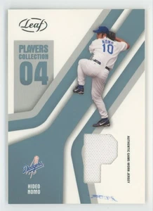 Hideo Nomo 2004 Leaf Players Collection Platinum /25 Jersey #PC-36 Los Angeles - Picture 1 of 2