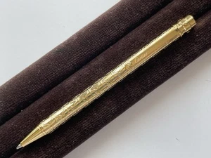 Santos De Cartier Golden Ballpoint Pen Small Model - Foto 1 di 6
