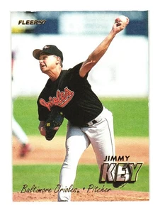 1997 Fleer #585 Jimmy Key Baltimore Orioles - Picture 1 of 2