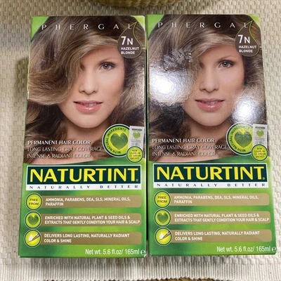Color de cabello permanente Naturtint - 7N rubio avellana 5,6 fl oz (paquete de 2) Foto 1 de 4