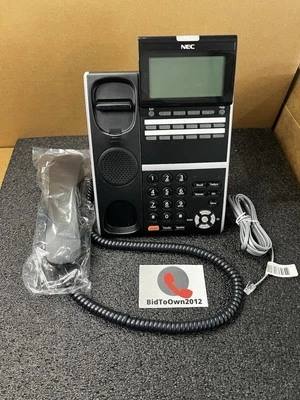 NEC Univerge 650002 DTZ-12D-3 Digital Phone -Black *Refurbished* - Image 1 of 4