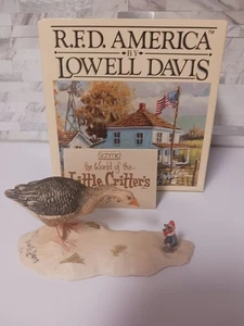 VTG Schmid 1990 ARRIVAL OF STANLEY Goose And Mouse Figurine Lowell Davis 221006 - Picture 1 of 7