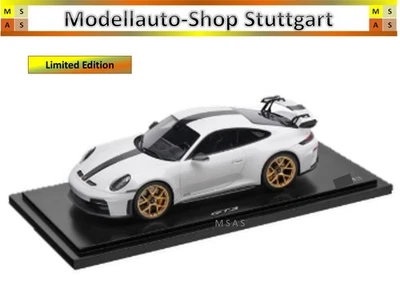 Porsche 911 GT3 (992.2) - Bianco/Nero - Edizione Limitata 911 Pezzi - Spark 1:18 - Immagine 1 di 3
