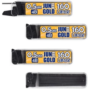 640 Pieces, 0.5 mm 4B Lead Refills, 160 Pieces Per Dispenser, Fine Thickness,... - Picture 1 of 5