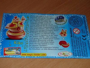 KINDER 2S-4 MAGIC LESSONS KIKO KRIKO BPZ (D) - Photo 1/1
