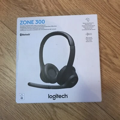 Logitech Zone 300 Wireless Bluetooth Headset Brand New Sealed - Image 1 of 3