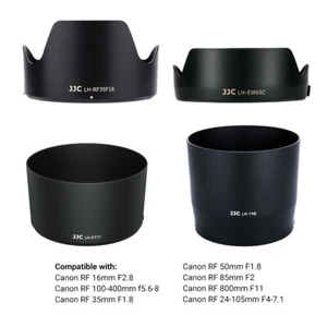 High Quality Lens Hood for Canon RF 16mm 35mm 50mm 85mm 800mm 100-400mm 24-105mm - Picture 1 of 35