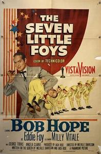 THE SEVEN LITTLE FOYS Original One Sheet Movie Poster - 1955 - BOB HOPE - Picture 1 of 8