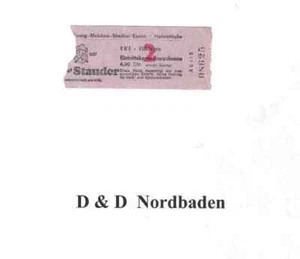 Ticket / Eintrittskarte   71/72    Aufstieg   Rot Weiß Essen - R. Völklingen - Bild 1 von 1